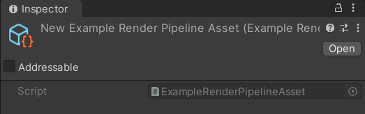 RenderPipelineAsset