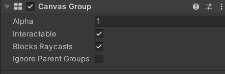 CanvasGroup