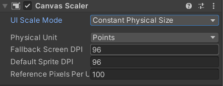 ConstantPhysicalSize